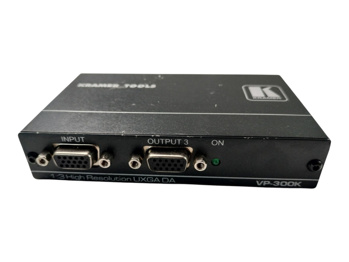 Kramer Tools VP-300K 1:3 High Resolution UXGA VGA Distribution Amplifier + PSU