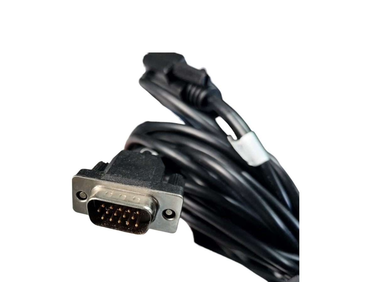 Genuine NCR 497-0452540 RS232 DB9 Female to 15-Pin HD15 VGA Male POS Cable Jutze