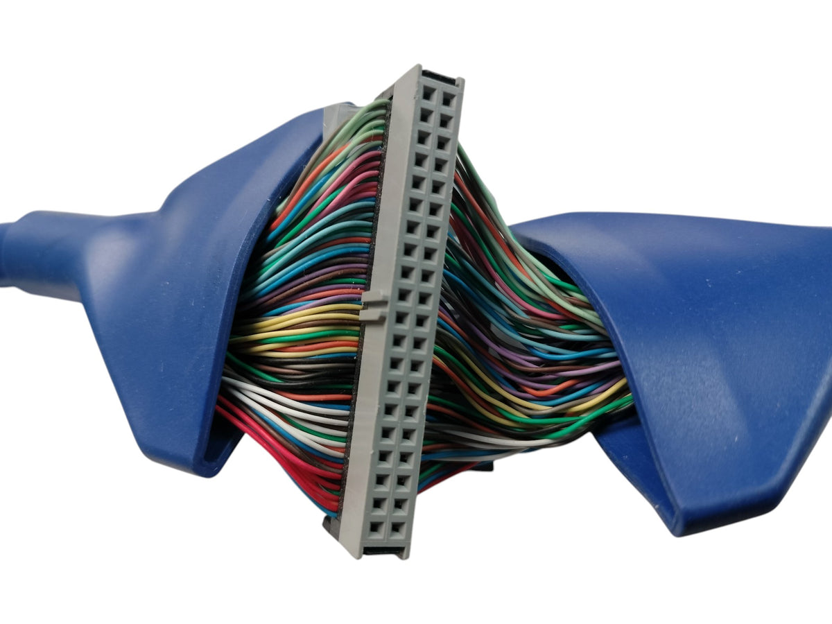 Round IDE PATA Cable 40-Pin 80-Wire ATA100/133 Dual Drive Master/Slave Blue 24"