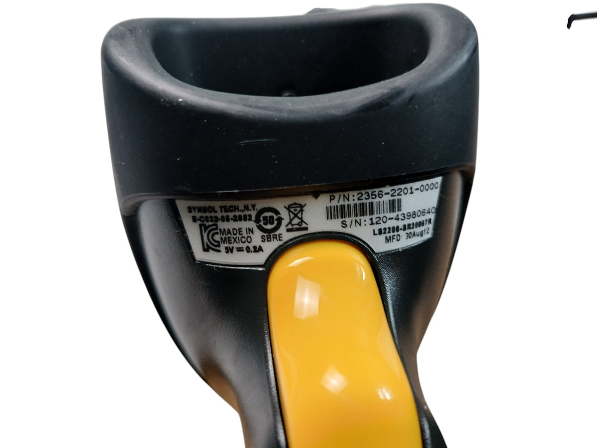 Symbol Motorola NCR LS2208 Handheld Laser Barcode Scanner + USB Cable 2356-2201