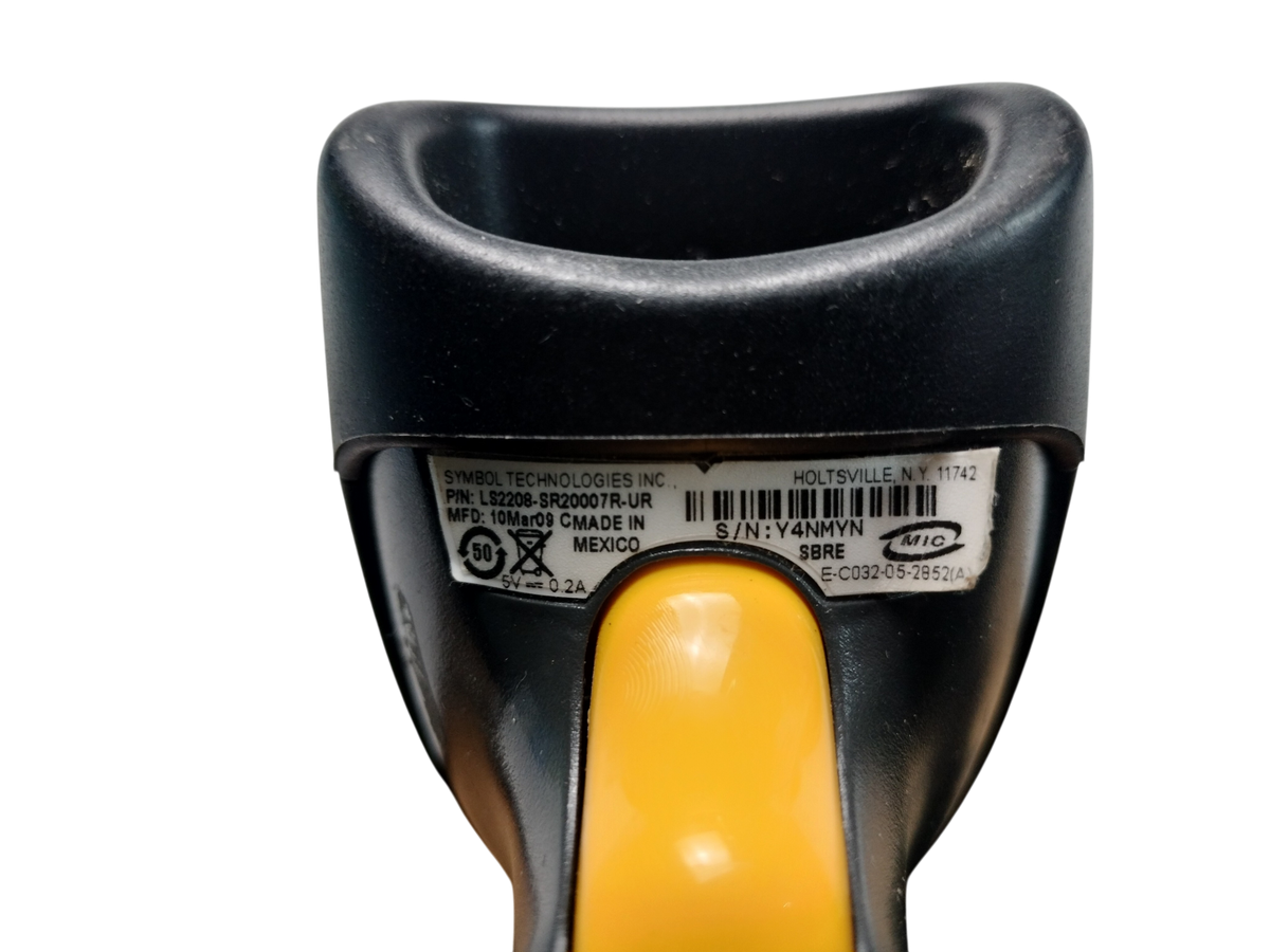 Symbol Motorola LS2208 Handheld Laser Barcode Scanner + USB LS2208-SR20007R-UR