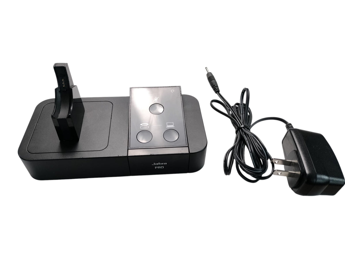 Genuine Jabra PRO 9450 9400BS Wireless Headset Base Station Cradle + Power Cord