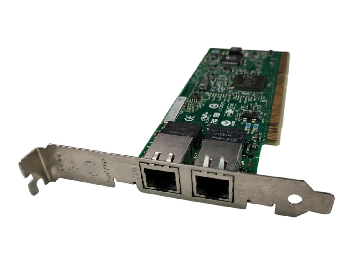 Genuine Intel PRO/1000 MT Dual Port Gigabit PCI/PCI-X Server NIC PWLA8492MT RJ45