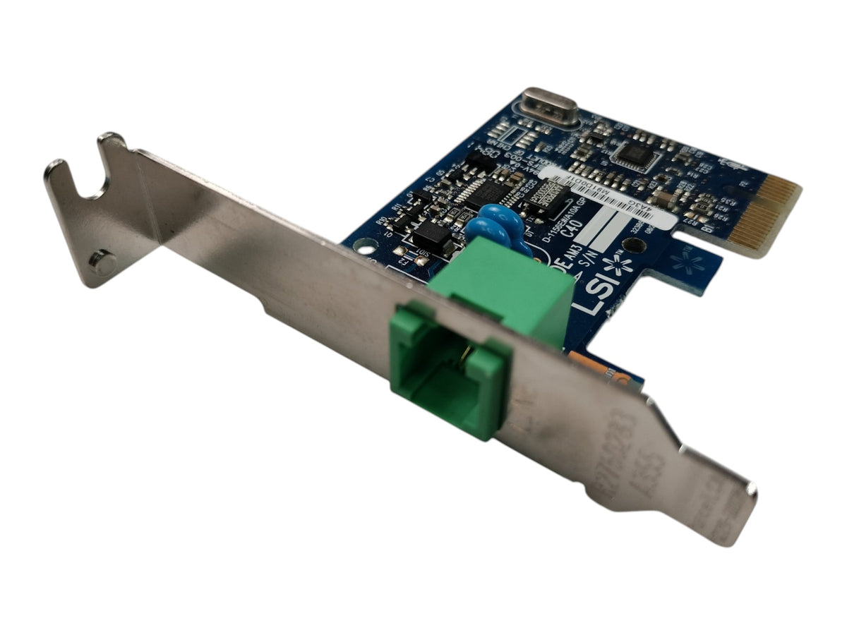 HP LSI Concorde C40 56K V.92 PCIe x1 Fax Dial-Up Modem Card 490589-001 Low Prof