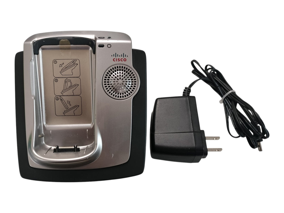 Genuine Cisco CP-DSKCH-7921G Desktop Speakerphone Charger Cradle + AC Adapter