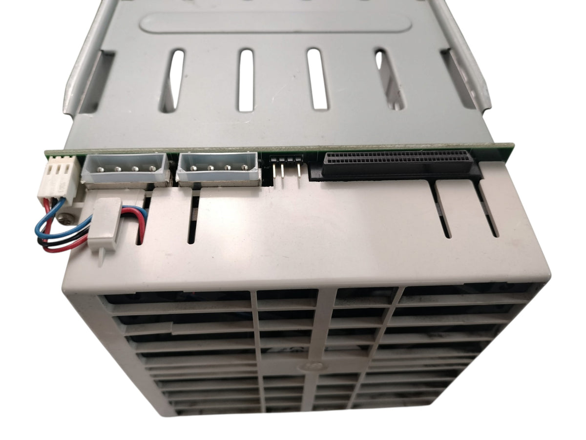 5-Bay 80-Pin SCA SCSI Hot-Swap Hard Drive Cage Backplane + 5 Trays & Fan 5-in-3