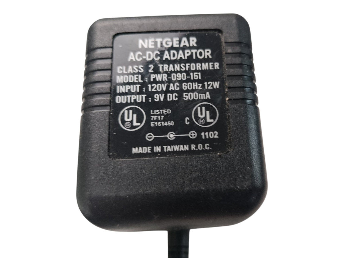 Genuine Netgear PWR-090-151 AC-DC Power Adapter 9V DC 500mA Linear Transformer