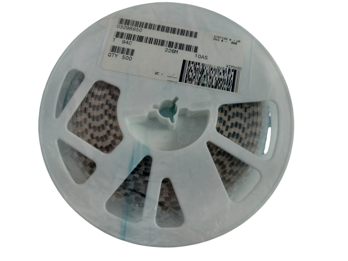 Reel of 500 KEMET T494C226M010AS 22uF 10V 20% SMD Tantalum Capacitors C 6032 NOS