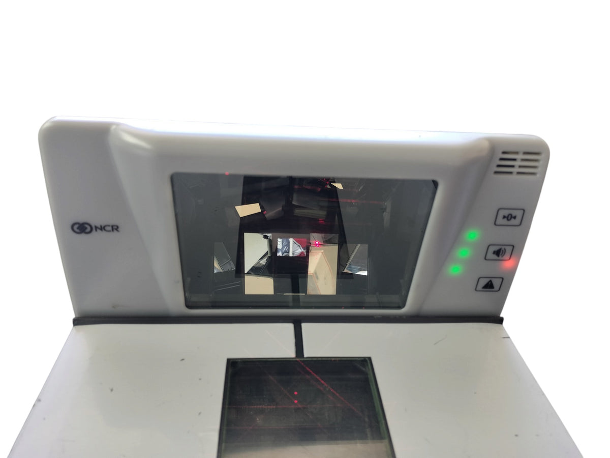 NCR RealScan 74 7874-3003 Bi-Optic POS Barcode Scanner 11.5" Tested 2019 w/ PSU