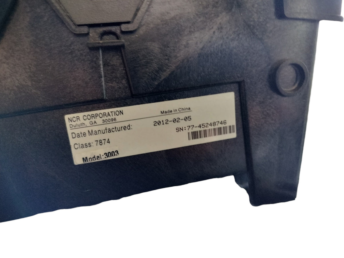 NCR RealScan 74 7874-3003 Bi-Optic POS Barcode Scanner 11.5" Tested No Platter