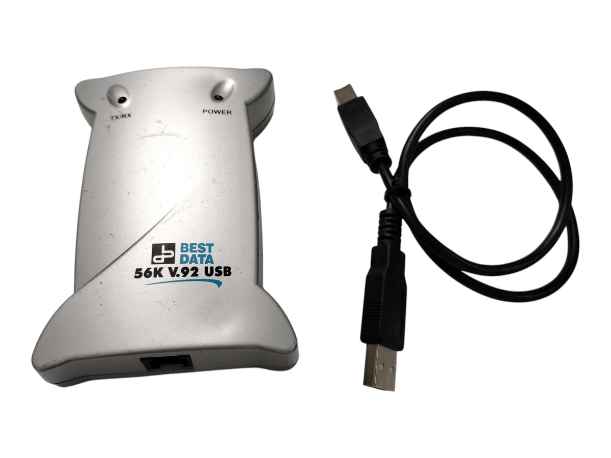 Best Data 56USBSL SM 56USBSL External 56K V.92 USB Dial-Up Fax Modem + USB Cable