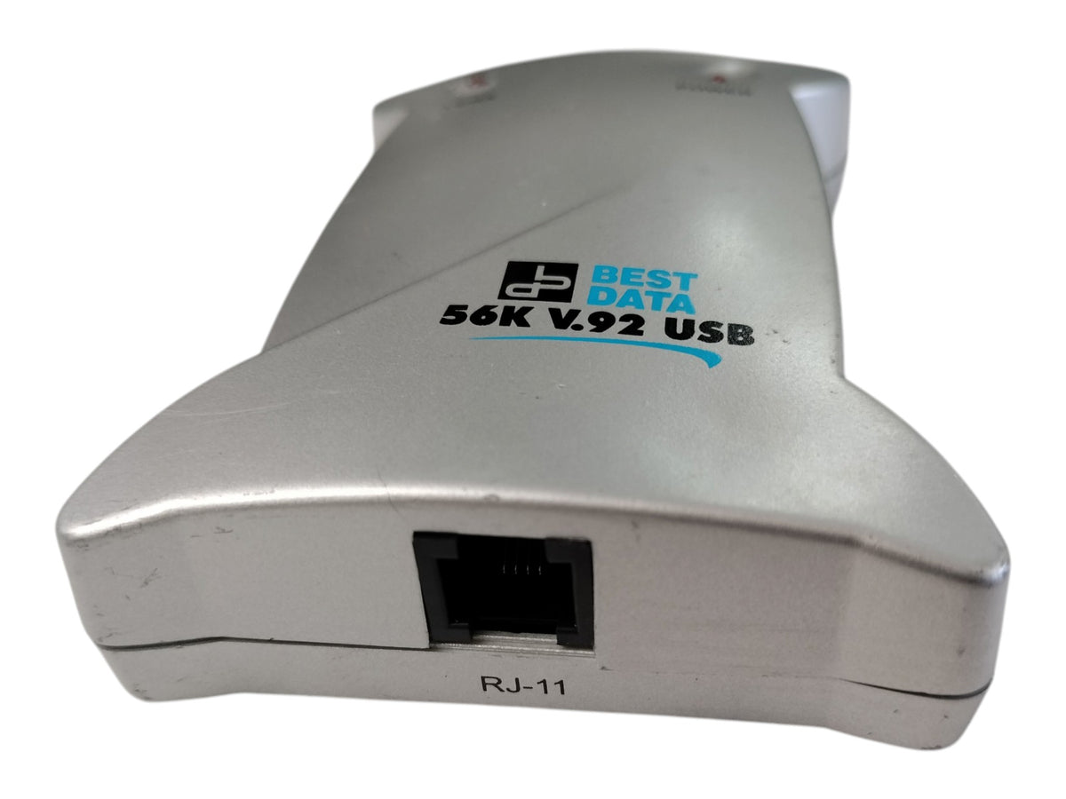 Best Data 56USBSL SM 56USBSL External 56K V.92 USB Dial-Up Fax Modem + USB Cable