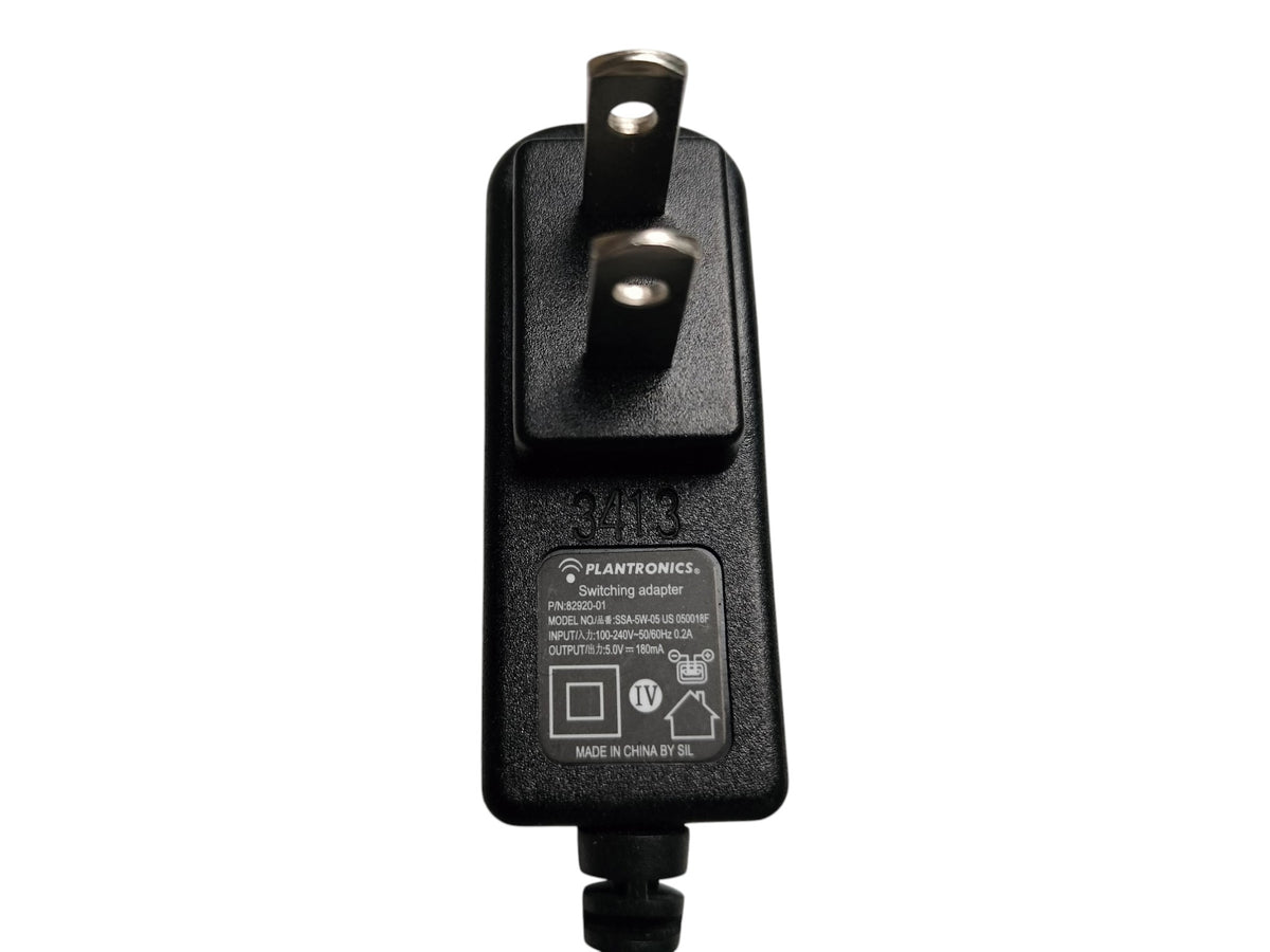Lot of 2 Genuine Plantronics 82920-01 AC Wall Charger 5V 180mA SSA-5W-05 MicroUSB