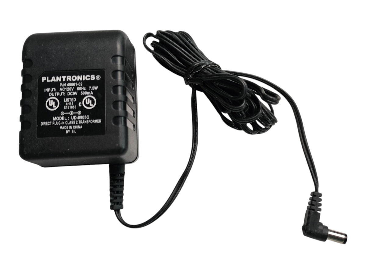 Genuine Plantronics 45561-02 UD-0905C AC Power Adapter 9V 500mA CS50 CS55 Base