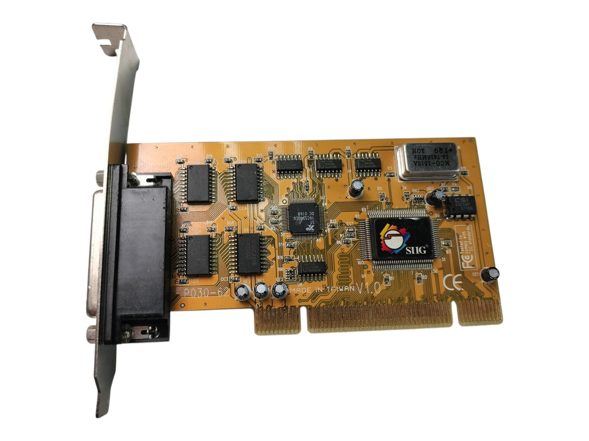 NCR 006-3302906 SIIG JJ-P04623 P030-62 4-Port Serial PCI Card DB37 Dell 00W385
