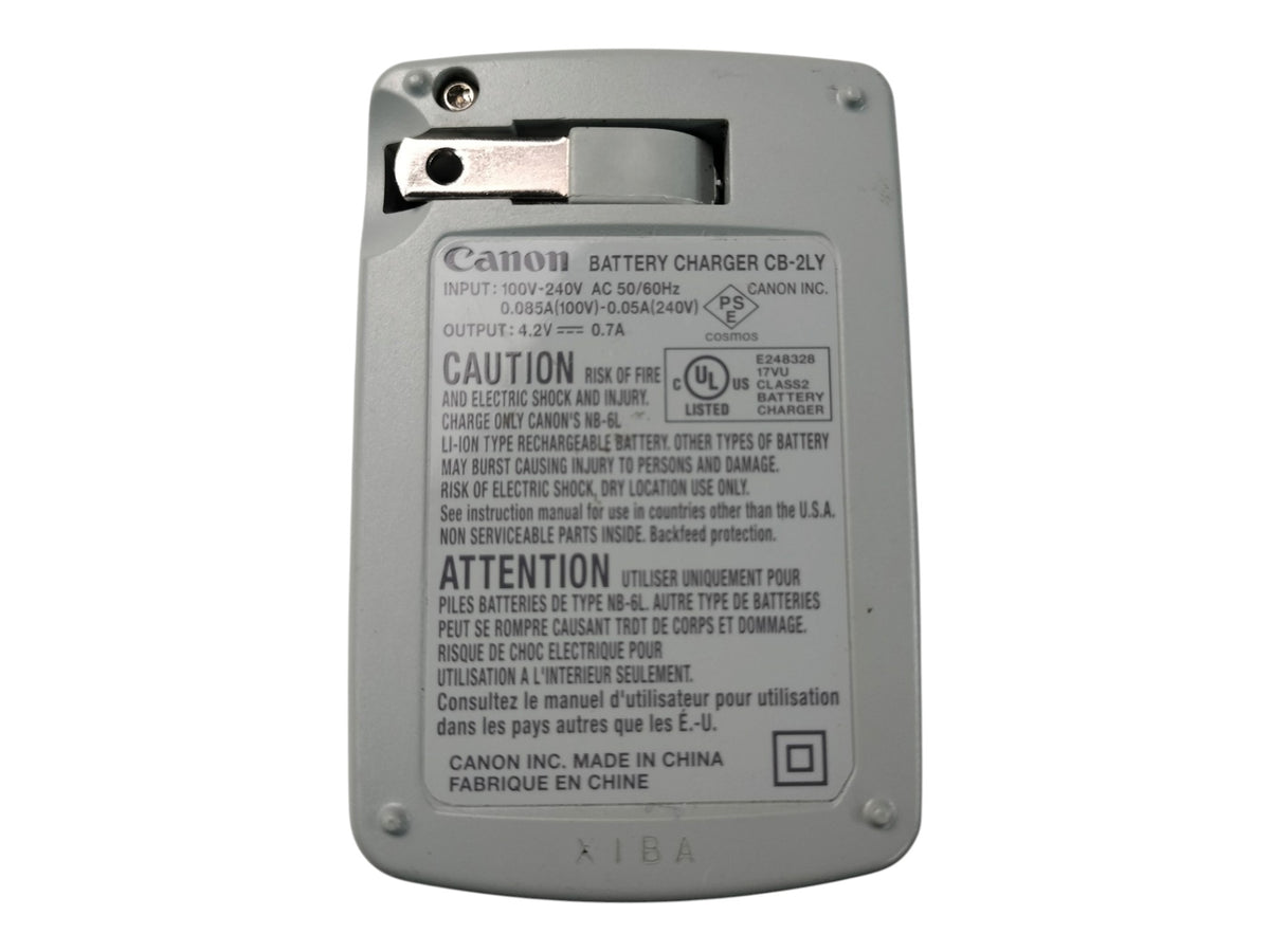 Genuine Canon CB-2LY Camera Battery Charger + OEM NB-6L Battery PowerShot S95