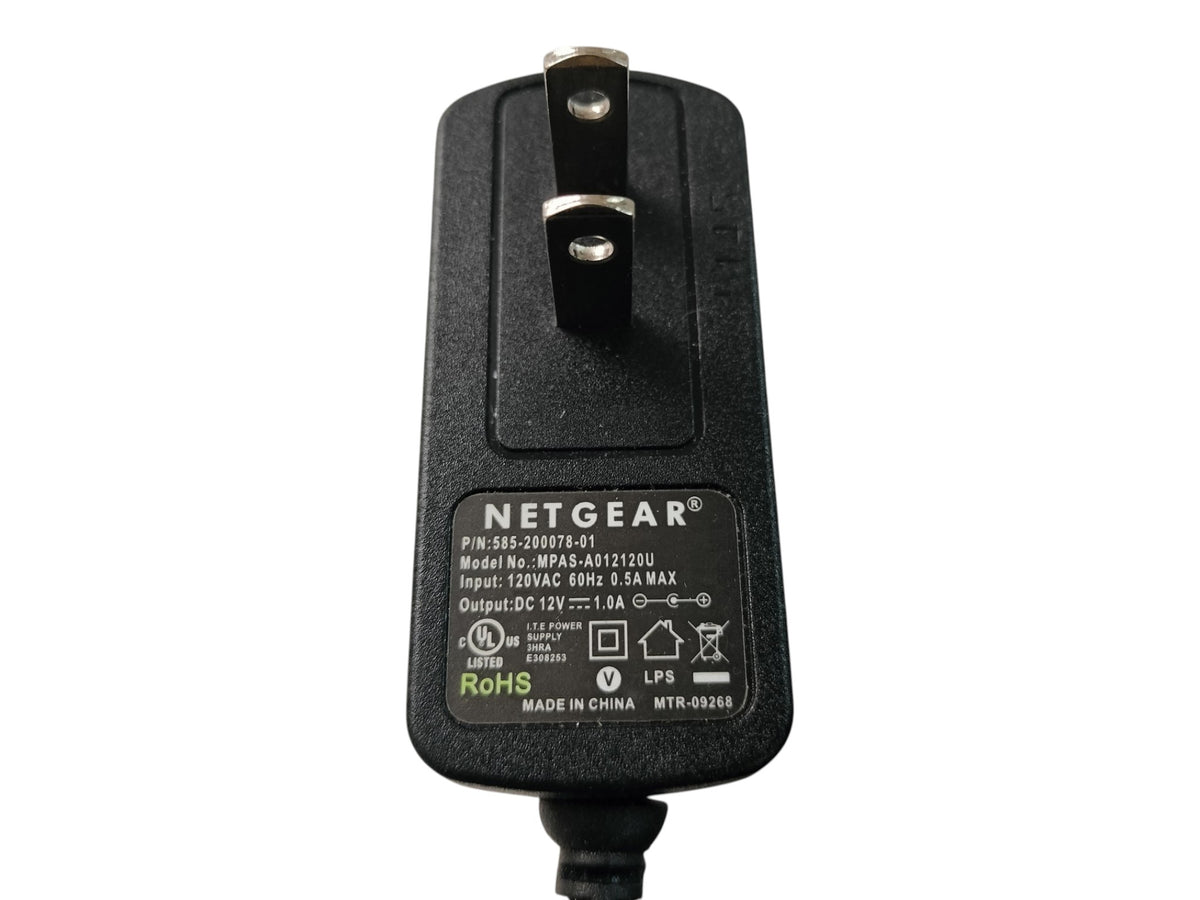 Genuine NETGEAR 585-200078-01 MPAS-A012120U AC Power Adapter 12V 1A Router Cord