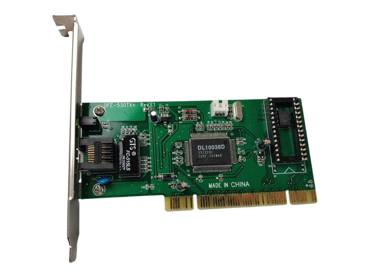 D-Link DFE-530TX+ Rev E1 10/100 Fast Ethernet PCI Network Card NIC DL10038D XP