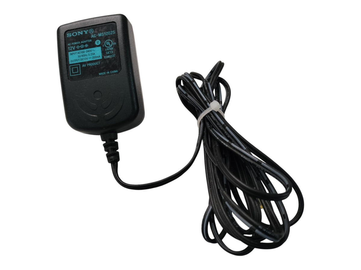 Genuine Sony AC-MS1202S 12V 200mA AC Power Adapter MDR-RF985R RF970R Headphones
