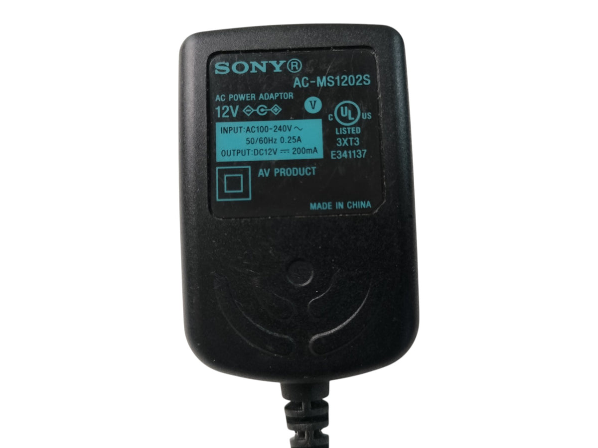 Genuine Sony AC-MS1202S 12V 200mA AC Power Adapter MDR-RF985R RF970R Headphones