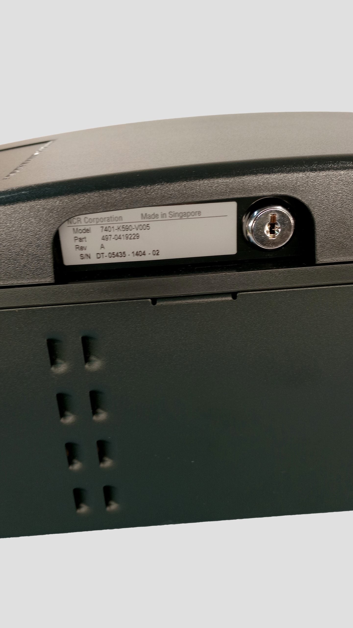 NCR 7401-K590-V005 Web Kiosk Self-Service Printer no key