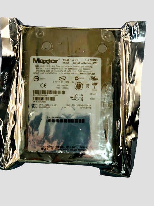 New Maxtor Atlas 15K 147GB SCSI hard drive - 74263-02