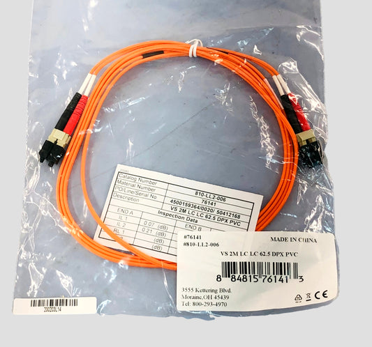 New Fiber Optic Patchcord MM LC-LC 62.5/125 Duplex