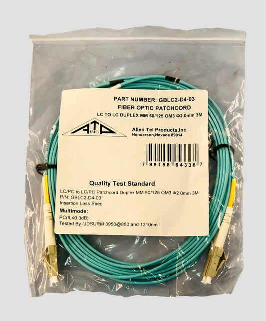 ATP Fiber Optic Patchcord Multimode 3M GBLC2-D4-03