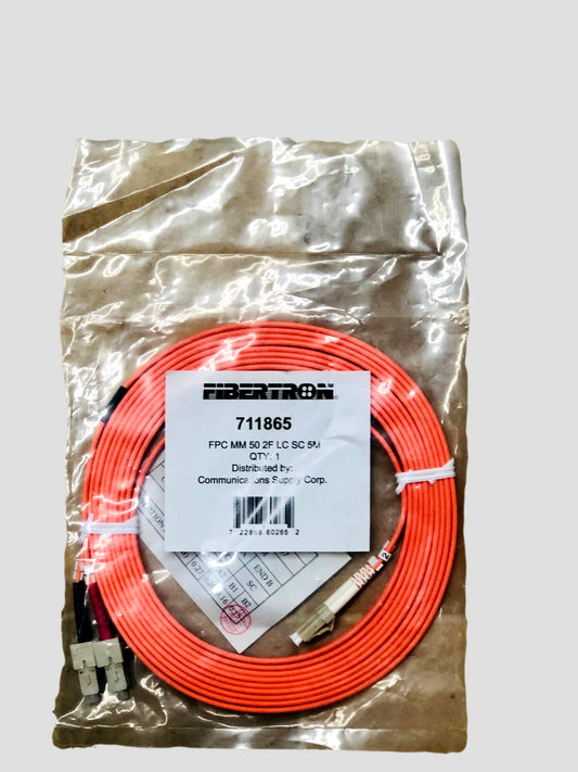 Fiber Optic Patchcord MM LC-SC 5M 50/125