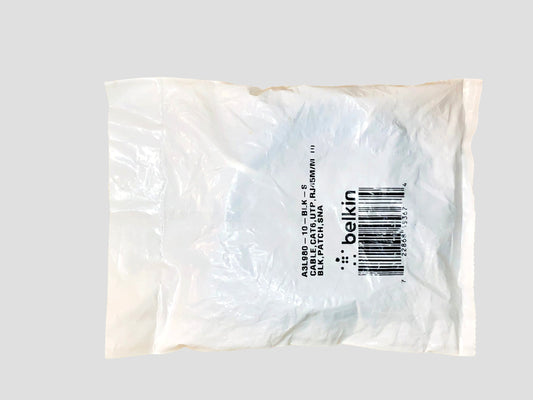 NEW Belkin Cat6 Ethernet Patch Cable 4PR 24AWG, M/M