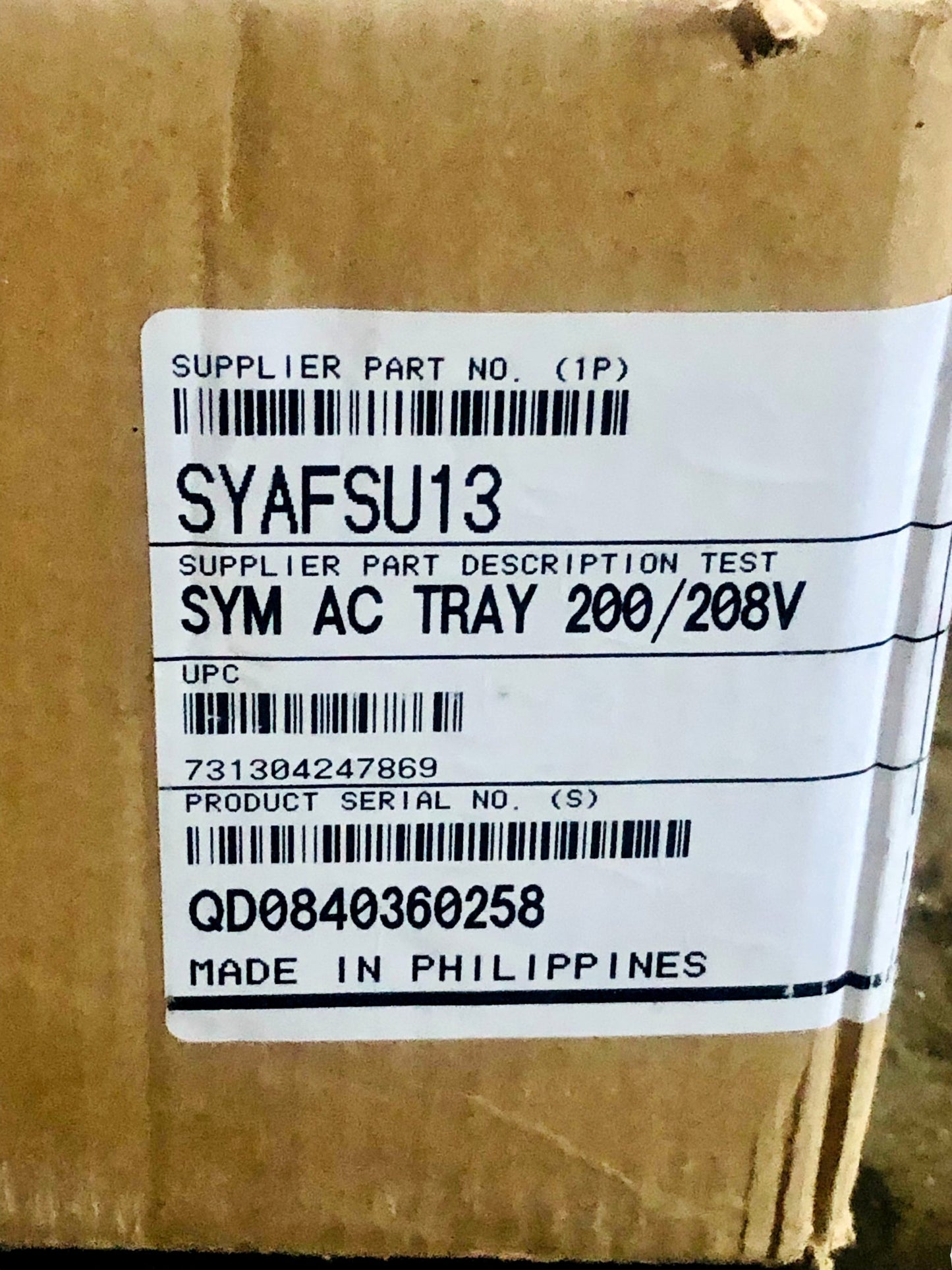 NEW APC SymMetra LX Frame Electronics Module- 200/208V SYAFSU13