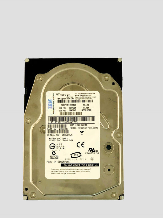 IBM xSeries 73.4GB HARD DRIVE HUS151473VL3800 15K