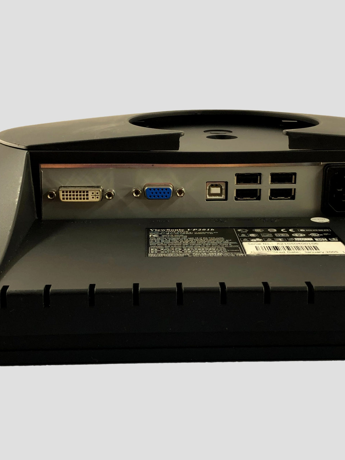 Vp201b Computer Monitor ViewSonic VP201b 20.1