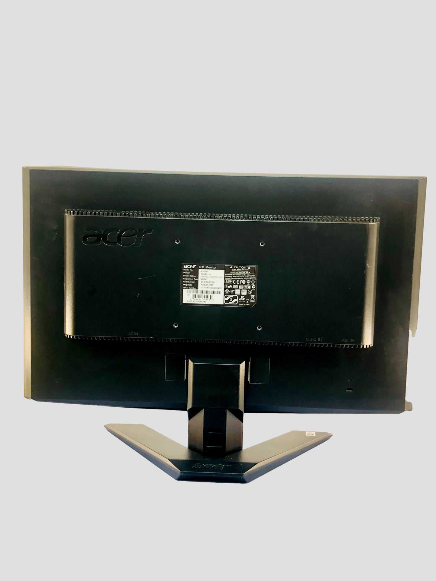 Acer X203H Widescreen 20" Monitor ET.DX3HP.001