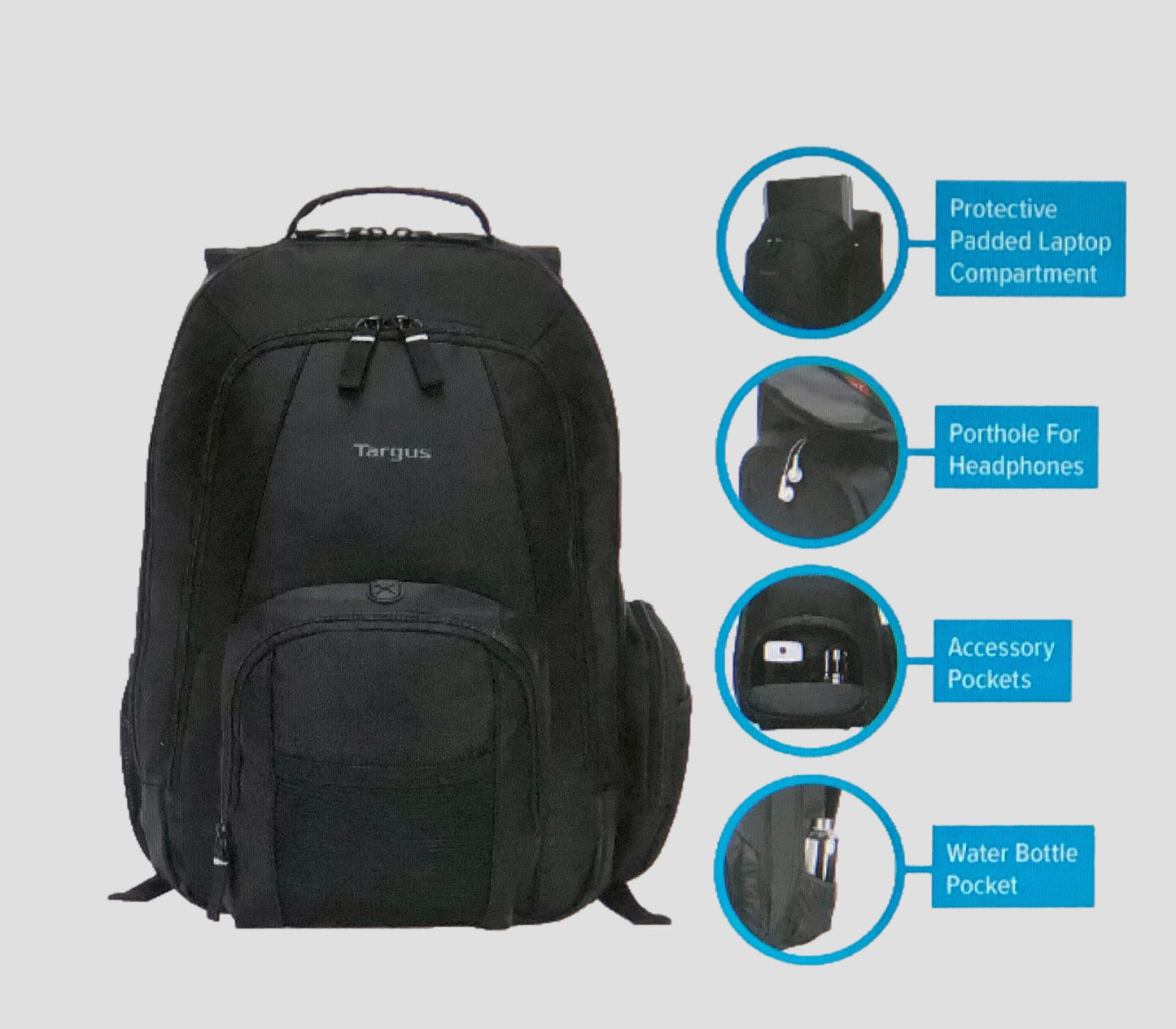 Targus 15.4" Groove Laptop Backpack CVR600-91