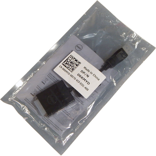 New Dell DisplayPort to DVI Video Adapter KKMYD