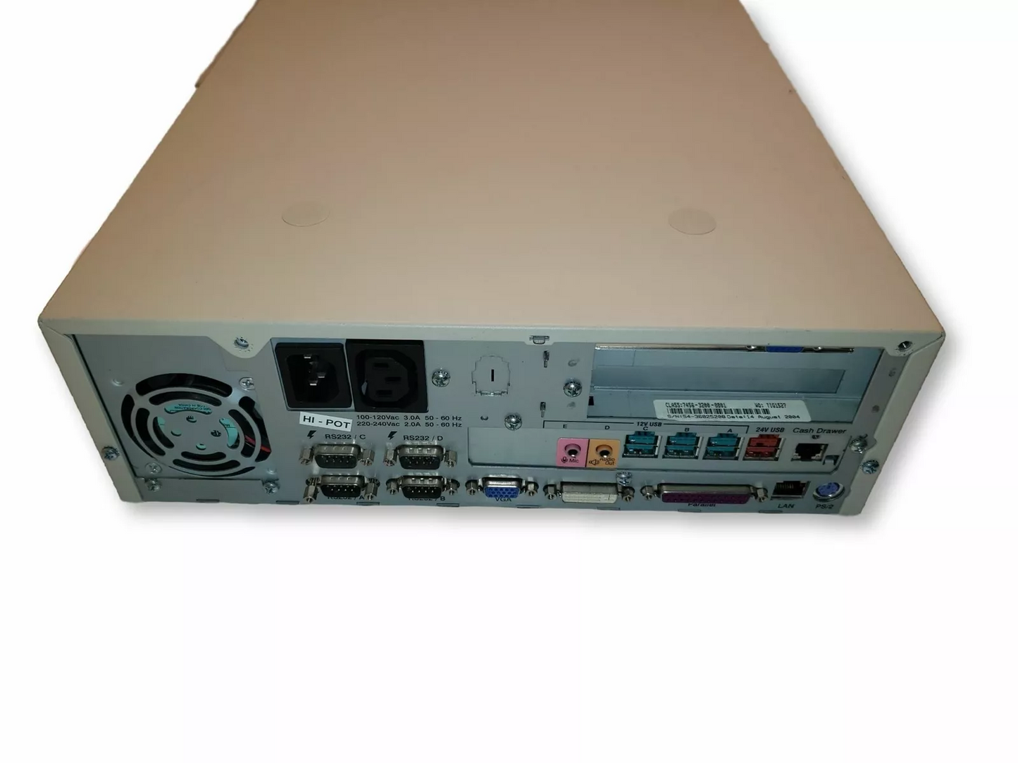 NCR RealPOS Terminal 7456-1000-8801 Back End Server Case