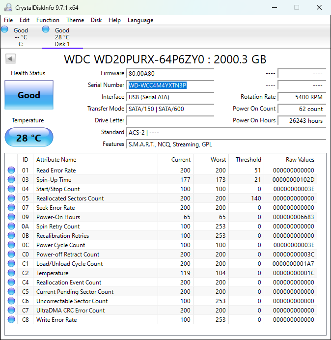 Western Digital WD Purple 2TB Surveillance 3.5" SATA Hard Drive WD20PURX #2