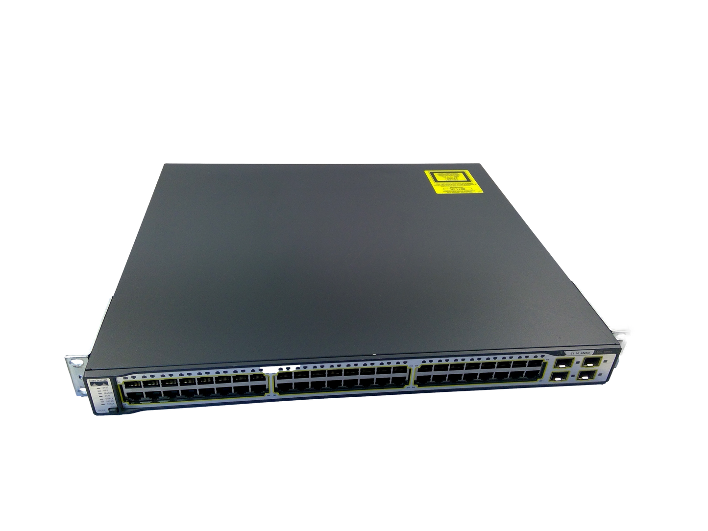 Cisco Catalyst 48-Port Rack Mountable Network Switch WS-C3750G-48TS-E