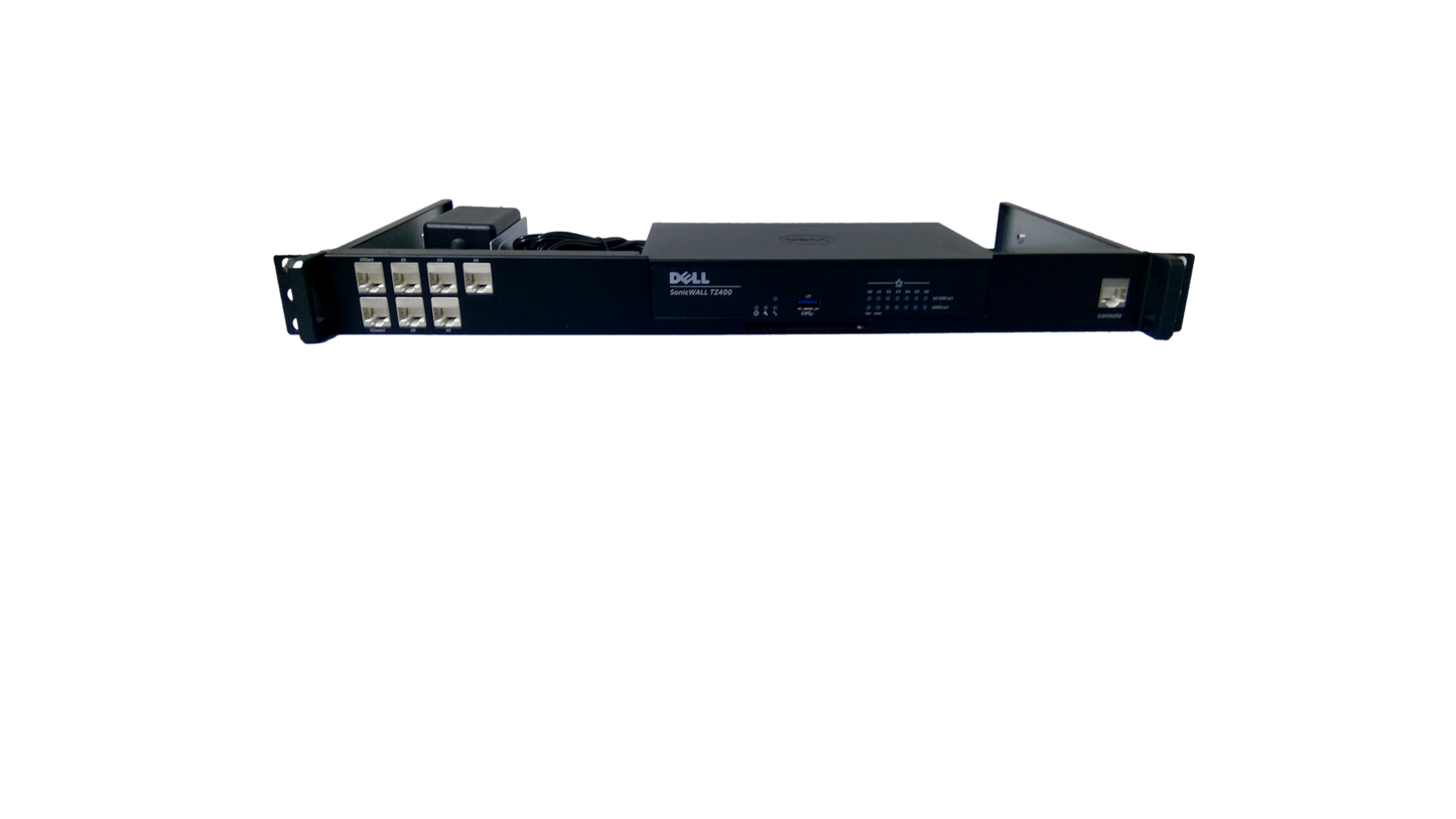 SONICWALL TZ-400 10-Port FIREWALL WITH RACKMOUNT