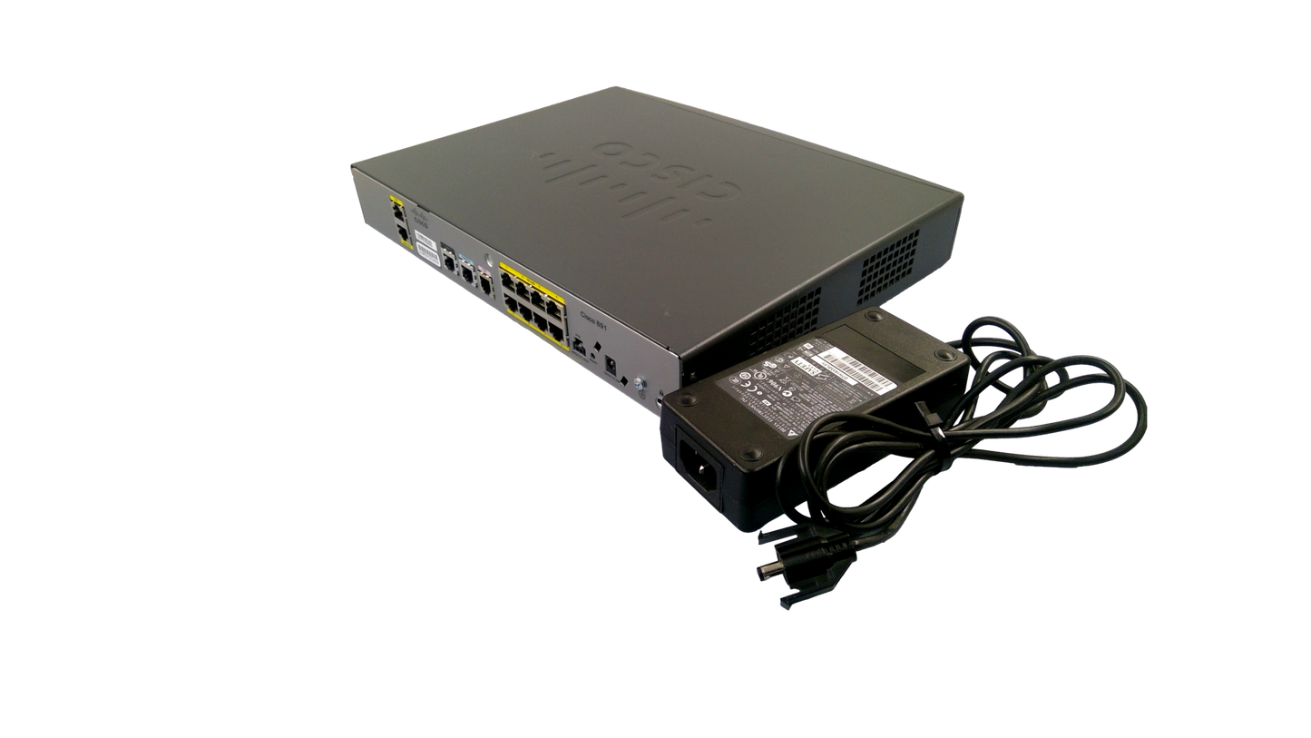 Cisco CISCO891-K9 891 Gigabit Ethernet Security Router (800 SERIES) W POWER SUPPLY