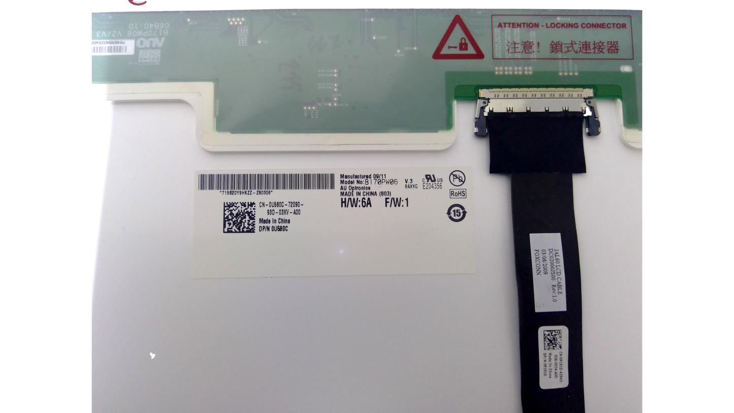 AU Optronics Laptop LCD Screen Display B170PW06 V.3