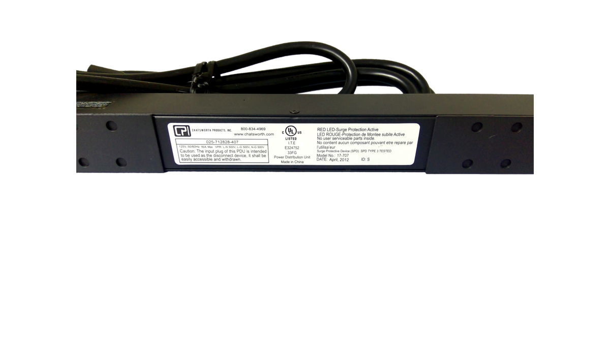 NEW Basic Horizontal Rack-Mount Power Strips
