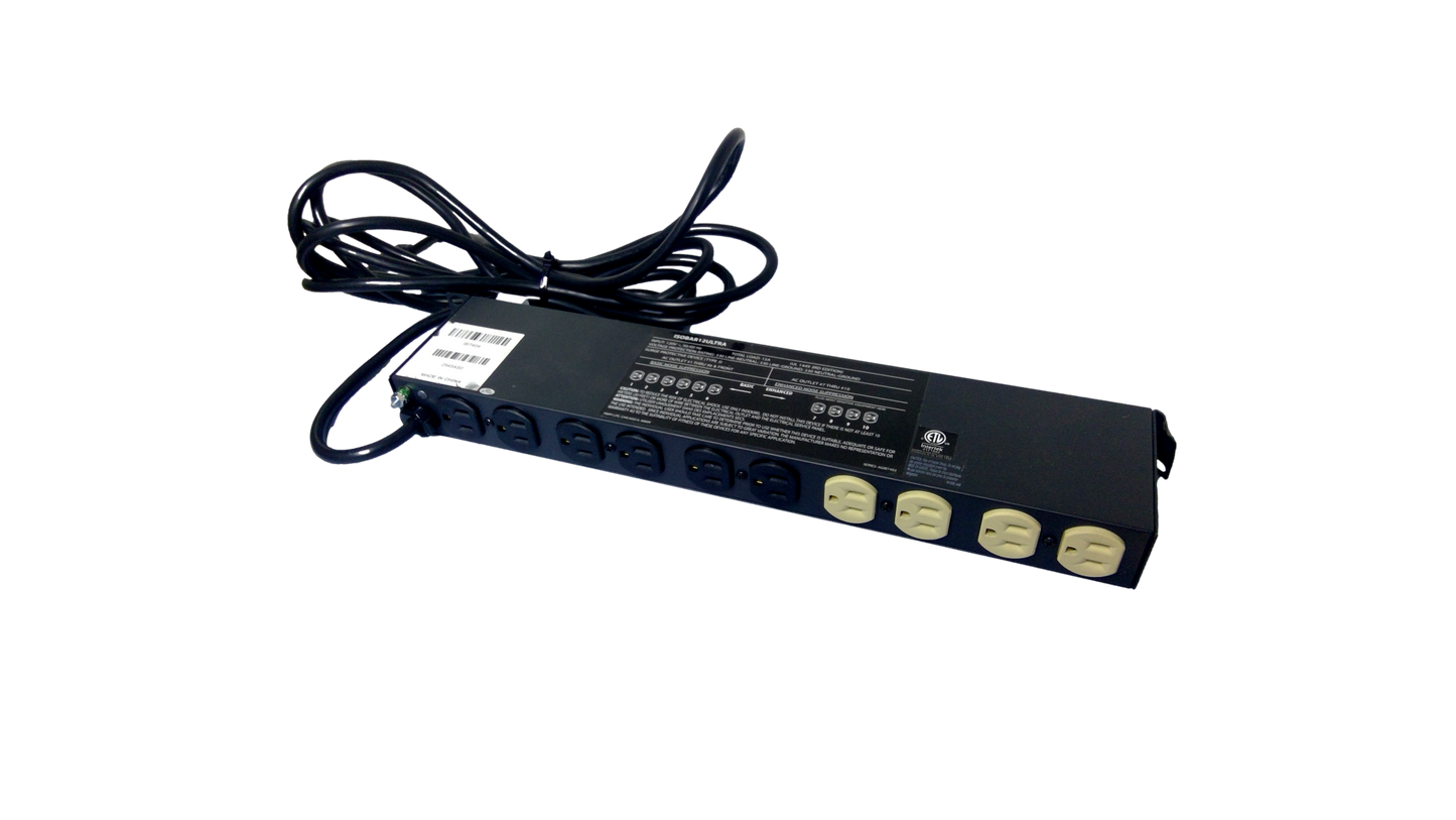 Tripp Lite Isobar12Ultra Rackmount Power Strip (IB7404) BENT RACKMOUNT