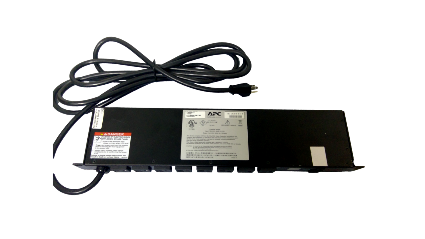 APC AP7900  Switched 1U, 12A, 100/120V PDU