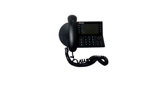 ShoreTel 485G Black 8 Line VoIP Business Phones w/ Stands/Handsets IP485G