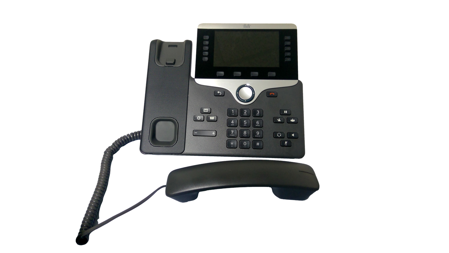 Cisco CP-8851 IP Office Phone w/ Cord, Handset & Stand
