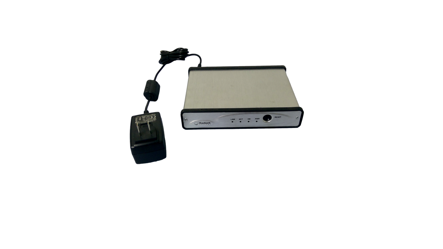 Radiant Systems P823F Stainless Steel Kitchen Display Controller 12V Power Adapter Included