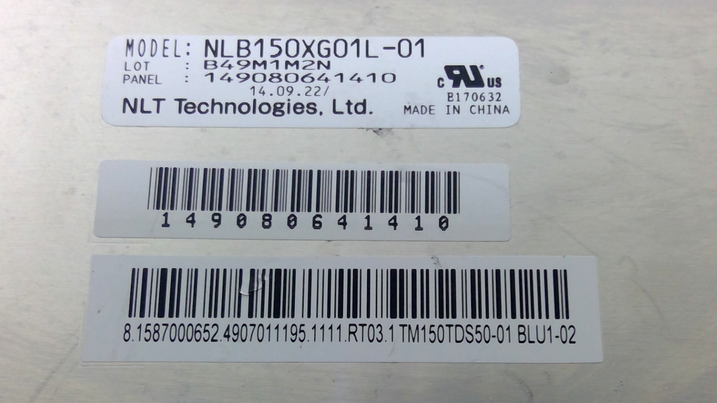 NLT NLB150XG01L-01 Quality 15 inch LCD Screen (scratch on screen)