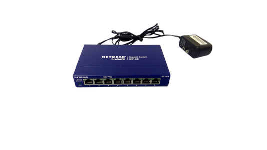 NetGear ProSAFE Gigabit Switch (gs108) 8-Ports External Hub